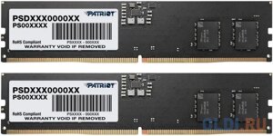 Оперативная память для компьютера Patriot Signature Line DIMM 16Gb DDR5 4800 MHz PSD516G4800K