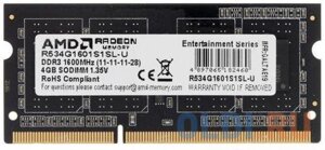 Оперативная память для ноутбука AMD R534G1601S1sl-U SO-DIMM 4gb DDR3l 1600mhz