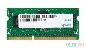 Оперативная память для ноутбука apacer AS08GFA60catbgj SO-DIMM 8gb DDR3l 1600 mhz AS08GFA60catbgj