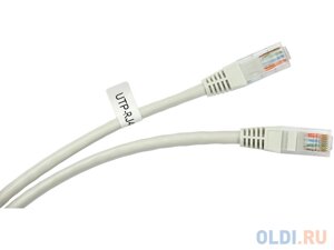 Патч-корд 5E категории UTP с RJ45 7.5м серый