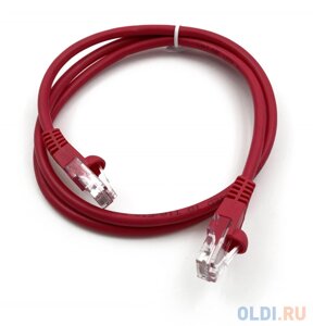 Патч-корд Buro UTP 4 пары cat5E CCA molded 1м красный RJ-45 (m)-RJ-45 (m)