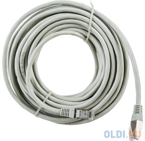 Патч-корд FTP Cablexpert PP6-10M кат. 6, 10м, литой, многожильный (серый) (045421)40}