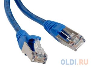 Патч-корд RJ45 - RJ45, 4 пары, FTP, категория 5е, 1.5 м, синий, LSZH, lanmaster LAN-PC45/S5e-1.5-BL