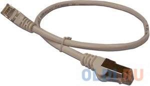 Патч-корд RJ45 - RJ45, 4 пары, FTP, категория 5е, 1 м, серый, LSZH, lanmaster LAN-PC45/S5e-1.0-GY