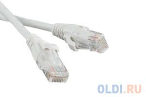 Патч-корд RJ45 - RJ45, 4 пары, UTP, категория 5е, 10 м, белый, TWT TWT-45-45-10-WH