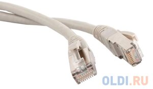 Патч-корд RJ45 - RJ45, 4 пары, UTP, категория 6, 7 м, серый, TWT