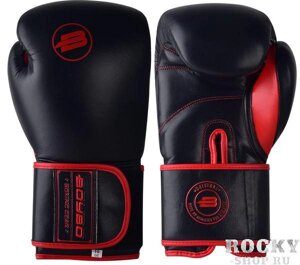 Перчатки боксерские BoyBo Rage Black/Red, 10 OZ