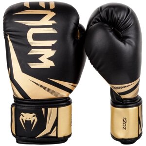Перчатки боксерские Challenger 3.0 Black/Gold, 10 oz