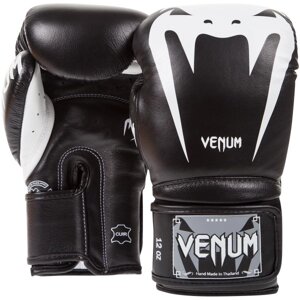 Перчатки боксерские Giant 3.0 Black Nappa Leather, 10 унций