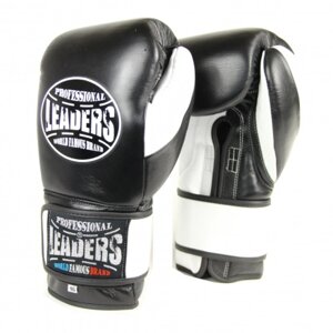 Перчатки боксерские LEADERS LeadSeries 2 BKWH, 12 OZ
