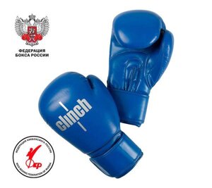 Перчатки боксерские Olimp Plus синие, 10 унций