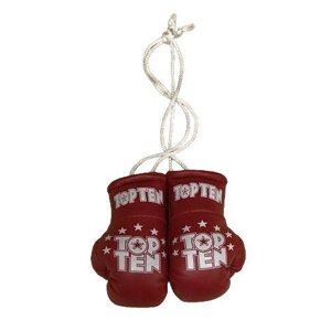 Перчатки боксерские сувенирные Top Ten красные