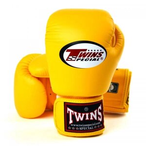 Перчатки боксерские Twins BGVL-3 Yellow, 12 унций