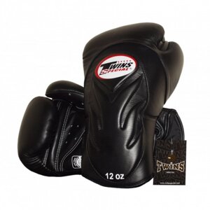 Перчатки боксерские Twins BGVL-6 Black, 12 унций