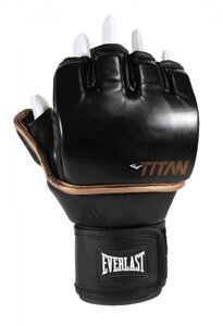 Перчатки MMA Evelast Titan Grappling Black