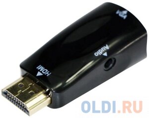 Переходник HDMI gembird A-HDMI-VGA-02 черный