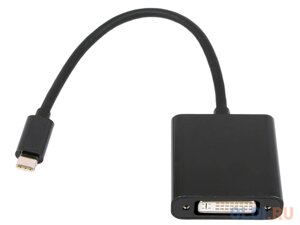 Переходник USB cablexpert A-CM-DVIF-01, USB type-C/DVI, 15см, пакет