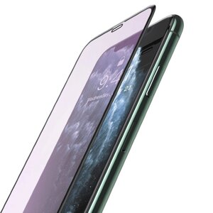Пленка Baseus 0.25mm Full-screen с защитой зрения для iPhone XS Max/11 Pro Max Чёрная SGAPIPH65S-HB01