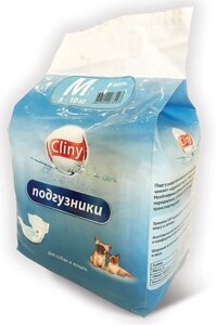 Подгузники Cliny 5-10 кг размер M средних пород 9 шт