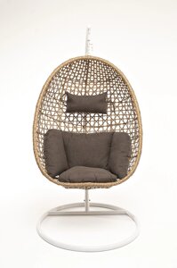 Подвесное кресло-кокон Флоренция, соломенное