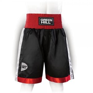 Профессиональные боксерские шорты piper, черный/красный/белый