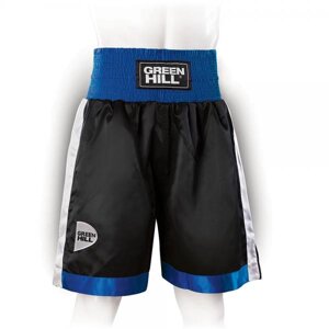 Профессиональные боксерские шорты piper, черный/синий/белый