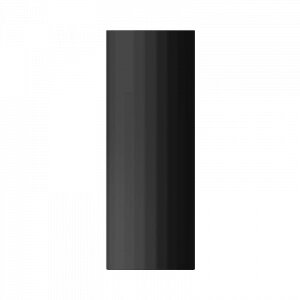 Прямая ваза с глазурью Xiaomi Bright Glazed Corrugated Straight Vase Black Large (HF-JHZHPX01)