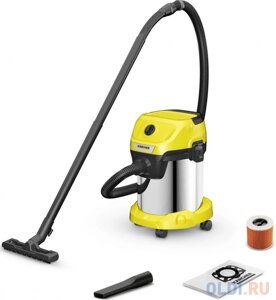 Пылесос Karcher WD 3 S V-17/4/20 сухая влажная уборка жёлтый