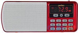 Радиоприемник Perfeo Егерь FM+ красный i120-RED