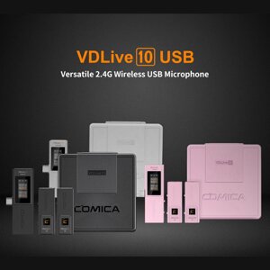 Радиосистема CoMica VDLive10 Type-C Белая VDLive10 USB (White)
