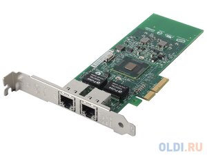 Серв. сетевой адаптер Ethernet 1Гбит/сек. Intel ET Dual Port Server Adapter E1G42ET (chip 82576) (PCI-E x4)