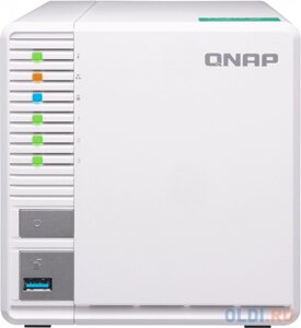 Сетевое хранилище NAS Qnap Original TS-364-8G 3-bay настольный Celeron N5095