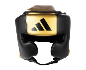 Шлем боксерский Speed 350 Pro Head Gear черно-золотой