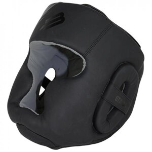 Шлем для бокса BoyBo Stain Full Face BH400 Black/Black