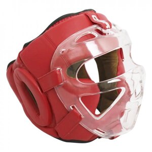 Шлем с пластиковым забралом BoyBo Flexy красный