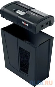 Шредер Rexel Secure S5 EU черный (секр. Р-2)/ленты/5лист. 10лтр. скрепки/скобы