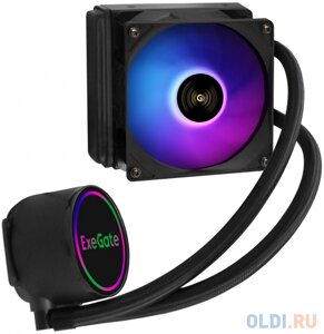 Система охлаждения жидкостная для процессора Exegate BlackWater-120V2. PWM. RGB