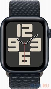 Смарт-часы Apple Watch SE 2023 A2723 44мм OLED корп. темная ночь Sport Loop рем. темная ночь разм. брасл. 145-220мм (MREA3LL/A)