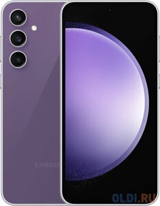 Смартфон Samsung SM-S711B Galaxy S23 FE 5G 256Gb 8Gb фиолетовый моноблок 3G 4G 6.4 1080x2340 Android 13 50Mpix 802.11 a/b/g/n/ac/ax NFC GPS GSM9