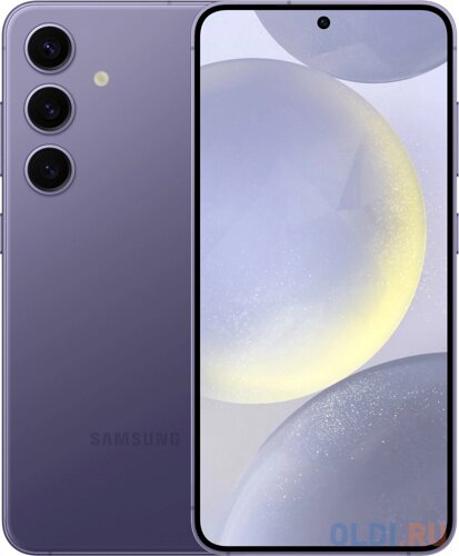 Смартфон Samsung SM-S921B Galaxy S24 5G 256Gb 8Gb фиолетовый моноблок 3G 4G 2Sim 6.2 1080x2340 Android 14 50Mpix 802.11 a/b/g/n/ac/ax NFC GPS GS