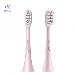 Сменные насадки для зубной щетки Xiaomi Soocas Soocare X3/X5 Pink (2 шт)