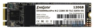 SSD накопитель exegate UV500TS128 120 gb SATA-III