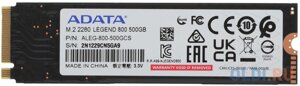 SSD жесткий диск M. 2 2280 500GB ALEG-800-500GCS ADATA