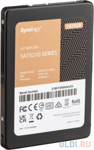 SSD жесткий диск SATA2.5 1.92TB 6GB/S SAT5210-1920G synology