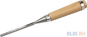 Стамеска-долото ЗУБР 18096-08 Классик с деревянной ручкой, хромованадиевая, 8мм