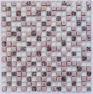Стеклянная мозаика с камнем Bonaparte
