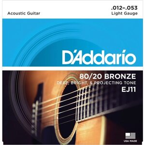 Струны для акустической гитары D'Addario