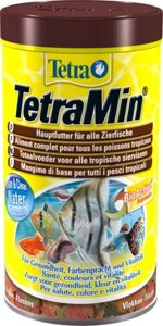 Сухой корм для рыб Tetra Min для всех видов в виде хлопьев 500 мл