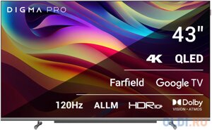 Телевизор digma pro 43L 43 QLED 4K ultra HD