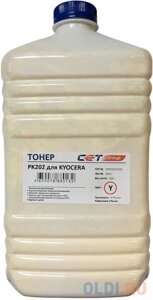 Тонер Cet PK202 OSP0202Y-500 желтый бутылка 500гр. для принтера Kyocera FS-2126MFP/2626MFP/C8525MFP